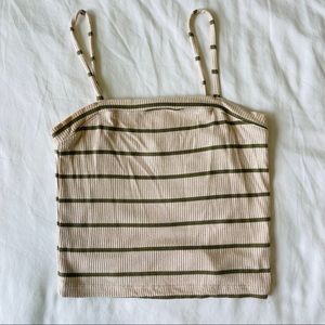 Project Social T Striped Tube Top/Tank